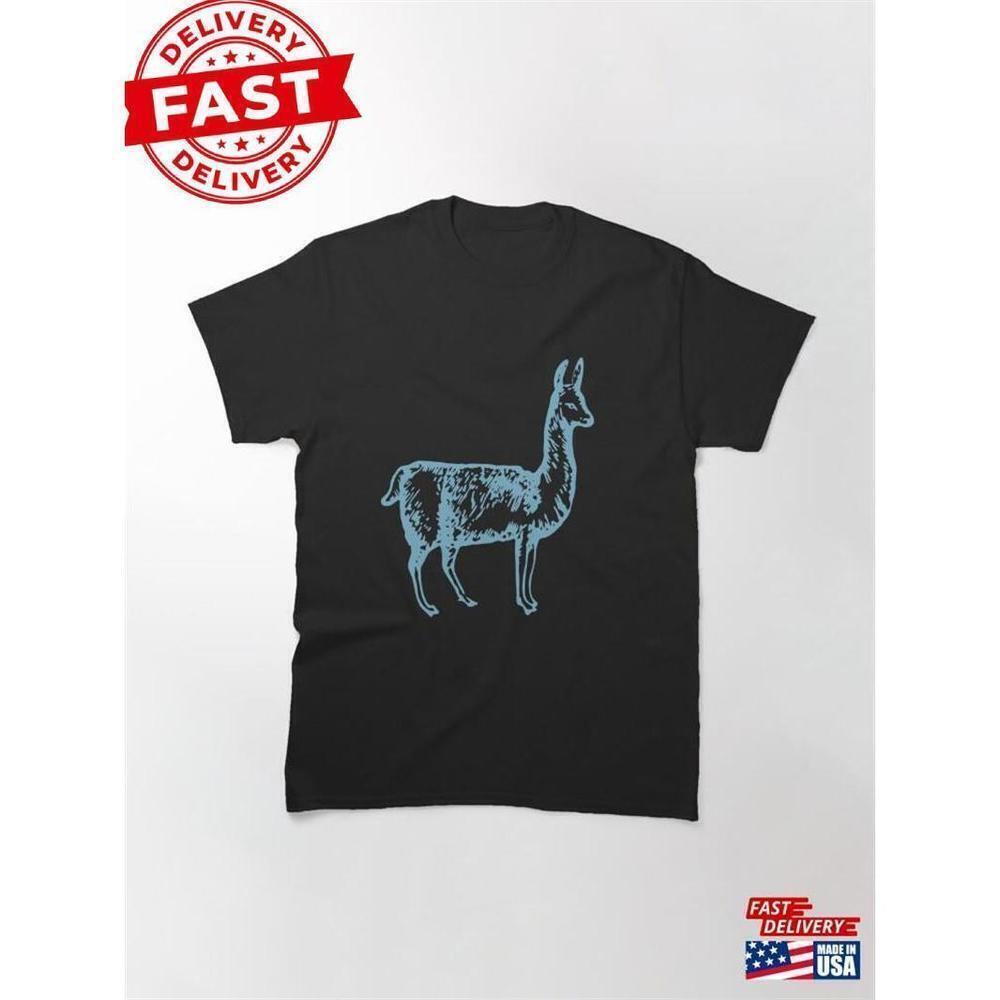 Blue Llama Classic T-Shirt